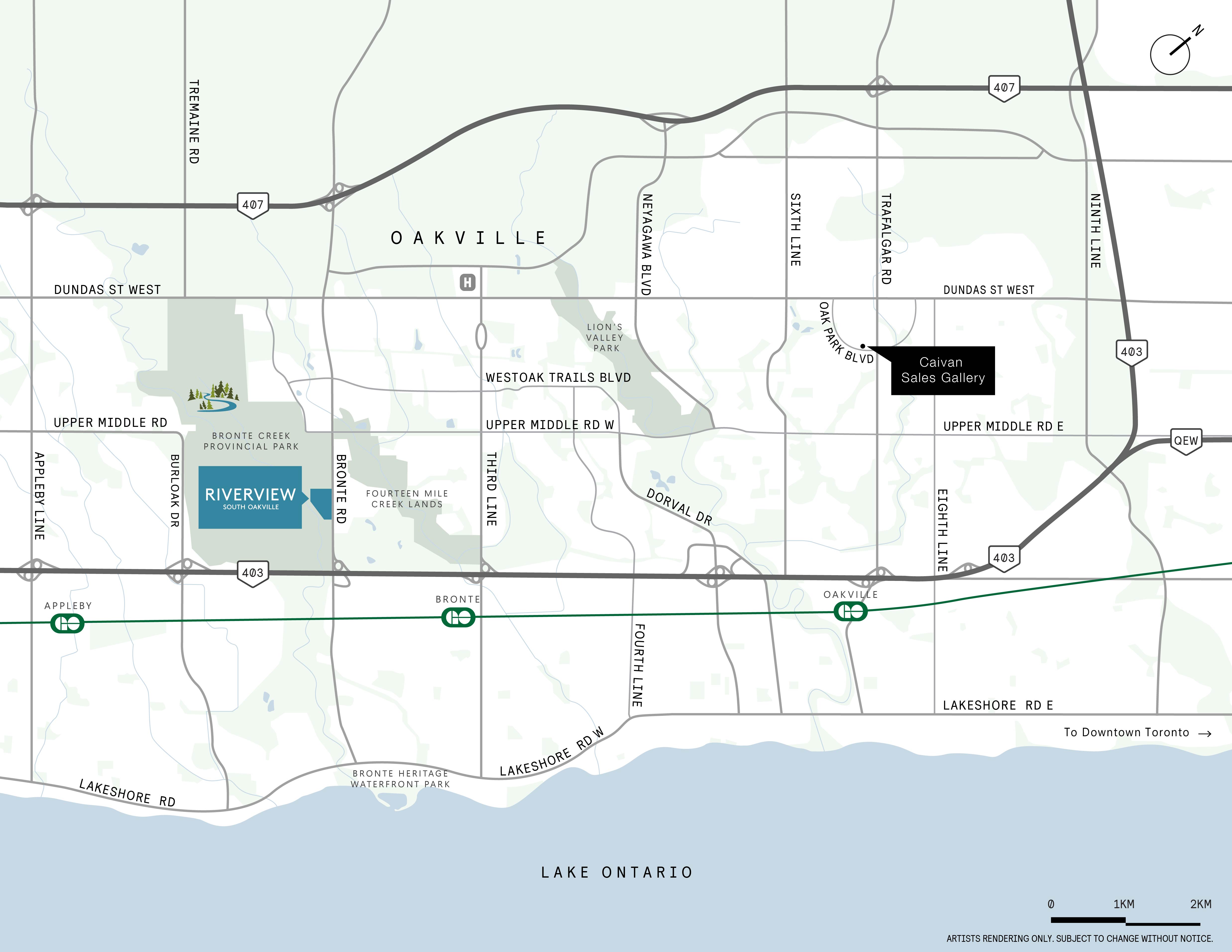 Bronte Community Map